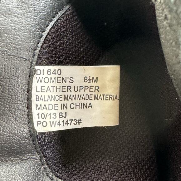 Vintage Dingo Boots Size 8.5 Cowboy Suede Leather Chain Western Black Turqouise - Picture 7 of 8